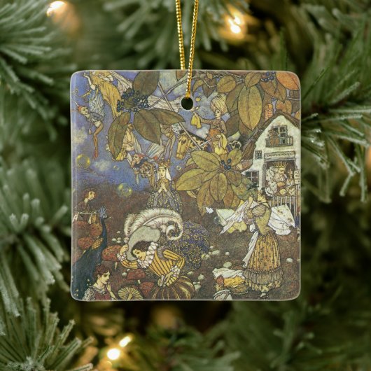  Klassieke Storybook Karakters, Edmund Dulac Keramisch Ornament (Boom)