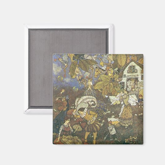  Klassieke Storybook Karakters, Edmund Dulac Magneet (Voorkant / Achterkant)