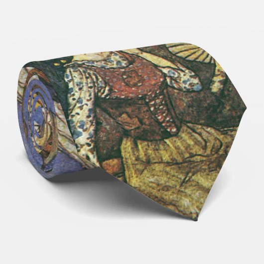  Klassieke Storybook Karakters, Edmund Dulac Stropdas (Opgerold)