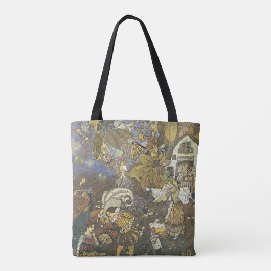 Klassieke Storybook Karakters, Edmund Dulac Tote Bag (Achterkant)