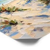 Klassieke strandduinen kustkunst poster (Hoek)