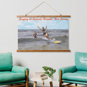 Klassieke strandkunst uit Seaside Heights New Jers Hangend Wandkleed