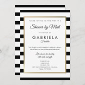 Klassieke Streep Bruidsmeisjes Uitnodiging Op Afst (Voorkant / Achterkant)