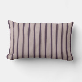 Klassieke Streep Cozy Seizoenshuis Aubergine Kussen