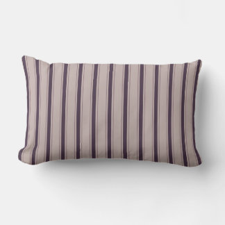 Klassieke Streep Cozy Seizoenshuis Aubergine Kussen