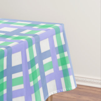 Klassieke Strepen Groen Blauw Wit Tafelkleed