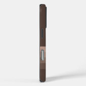 Klassieke Strepen Monogram iPhone 16 Pro Hoesje (Achterkant / Rechts)