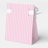 Klassieke Strepen Wit - Licht Roze Bedankdoosjes (Achterkant)