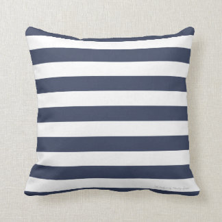 Klassieke Stripe Pillow in de Nautical Navy/White Kussen