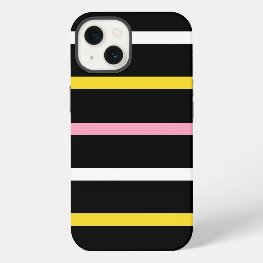 Klassieke stripes iPhone hoesje (Achterkant)