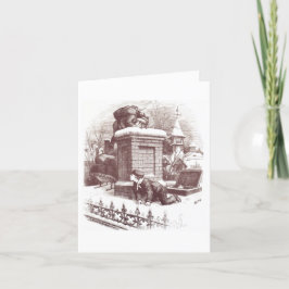 Klassieke stripkaart feestdagen kaart