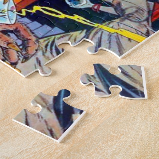 Klassieke strips 8 legpuzzel (Zijkant)