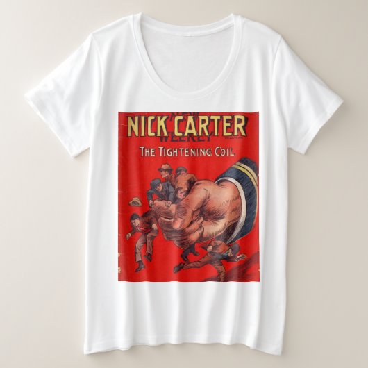 Klassieke  strips grote maat t-shirt (Design voorkant)