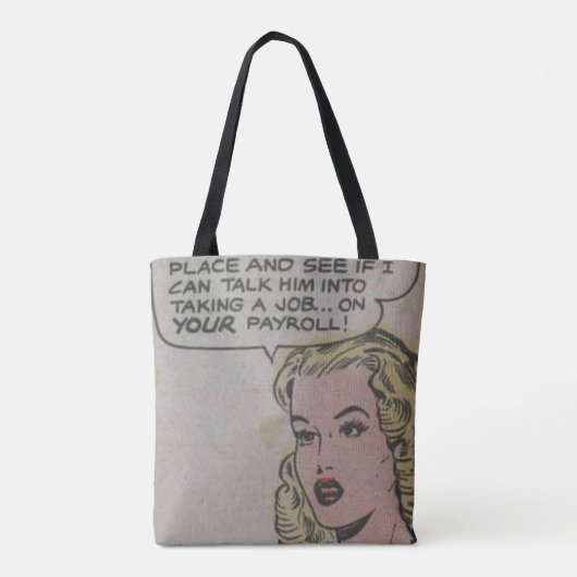 Klassieke strips van 50 jaar tote bag (Achterkant)