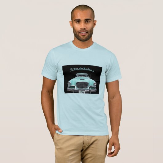 Klassieke  Studebaker Silver Hawk 1959 T-shirt (Voorkant volledig)