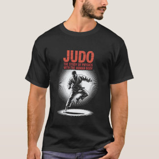 Klassieke studie van natuurkunde met het menselijk t-shirt
