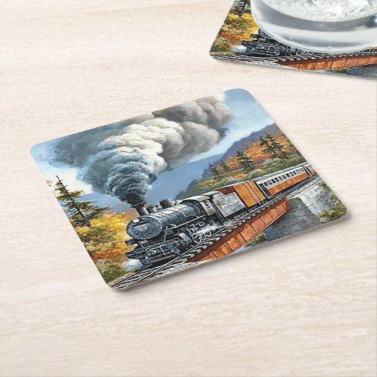 Klassieke stuurmachinetraining kartonnen onderzetters (Schuin)