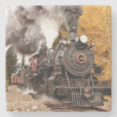 Klassieke  stuurmachinetraining stenen onderzetter (Voorkant)