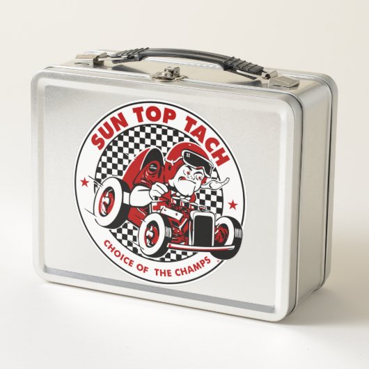 Klassieke Sun Tach metalen lunchbox (Voorkant)