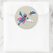 Klassieke Super Grover Ronde Sticker (Tas)