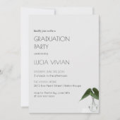 Klassieke Super Sample Plant Pot Graduation Party Kaart (Voorkant)