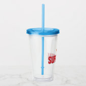 Klassieke Superman Bold Logo Acryl Drinkbeker (Rechts)
