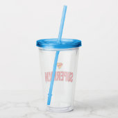 Klassieke Superman Bold Logo Acryl Drinkbeker (Achterkant)