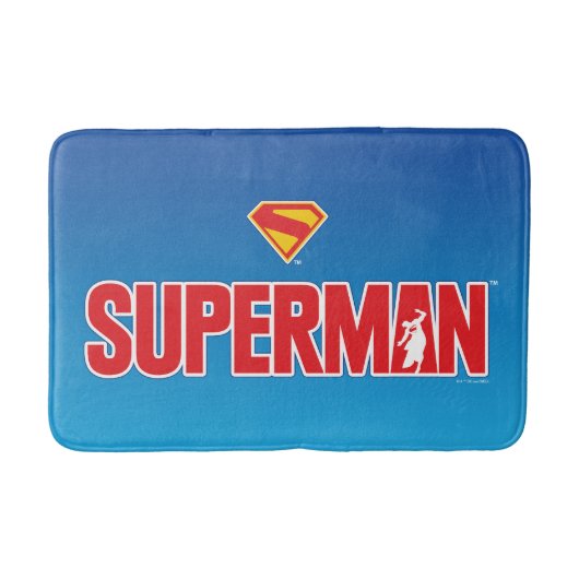 Klassieke Superman Bold Logo Badmat (Voorkant)
