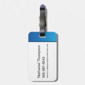 Klassieke Superman Bold Logo Bagagelabel (Achterkant verticaal)