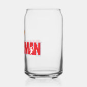 Klassieke Superman Bold Logo Blikvorm Glas (Links)