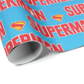 Klassieke Superman Bold Logo Cadeaupapier (Rol Hoek)