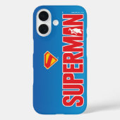 Klassieke Superman Bold Logo Case-Mate iPhone Case (Achterkant)