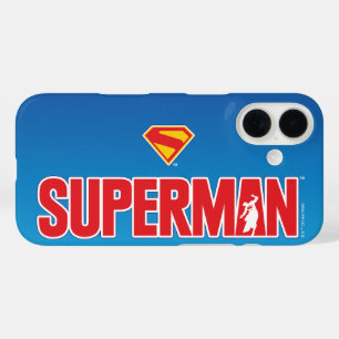 Klassieke Superman Bold Logo iPhone 16 Hoesje