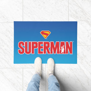 Klassieke Superman Bold Logo Deurmat