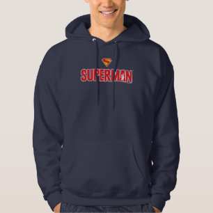 Klassieke Superman Bold Logo Hoodie