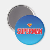 Klassieke Superman Bold Logo Magneet (Voorkant / Achterkant)
