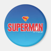 Klassieke Superman Bold Logo Magneet (Voorkant)