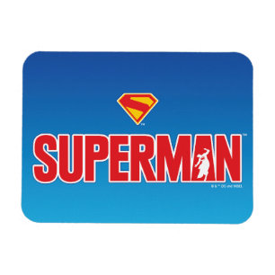 Klassieke Superman Bold Logo Magneet