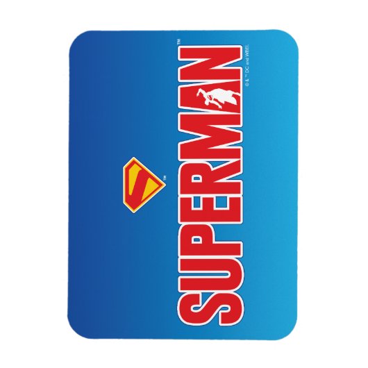 Klassieke Superman Bold Logo Magneet (Verticaal)