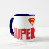 Klassieke Superman Bold Logo Mok (Voorkant links)