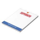 Klassieke Superman Bold Logo Notitieblok (Linkerzijde)