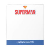 Klassieke Superman Bold Logo Notitieblok (Voorkant)