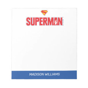 Klassieke Superman Bold Logo Notitieblok