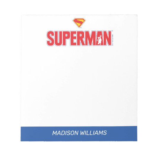 Klassieke Superman Bold Logo Notitieblok (Voorkant)