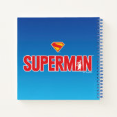 Klassieke Superman Bold Logo Notitieboek (Achterkant)