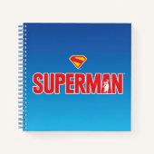 Klassieke Superman Bold Logo Notitieboek (Voorkant)