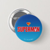 Klassieke Superman Bold Logo Ronde Button 5,7 Cm (Voorkant /achterkant)
