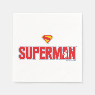 Klassieke Superman Bold Logo Servet