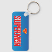Klassieke Superman Bold Logo Sleutelhanger (Achterkant)