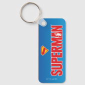 Klassieke Superman Bold Logo Sleutelhanger (Voorkant)